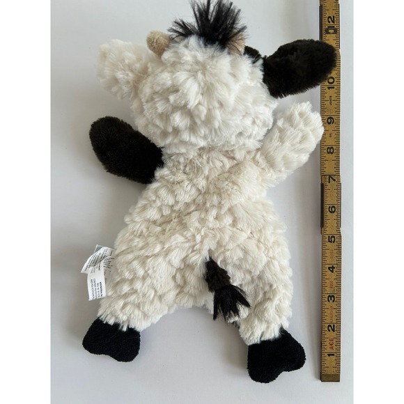 Mary Meyer  Clover Cow Lovey Plush Soother Black & White with Pink  Nose - Picture 2 of 5